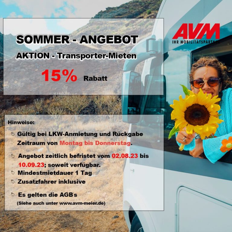 Sommeraktion Lkw